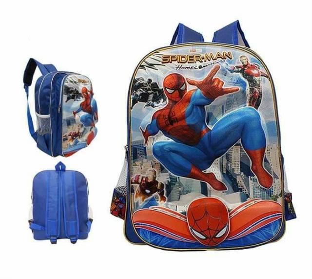 TAS RANSEL SEKOLAH ANAK LAKI SPIDERMAN