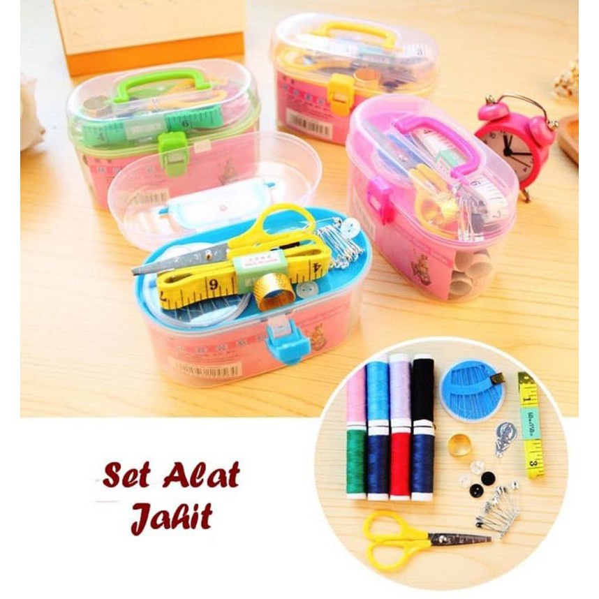 ELDE 1 - Sewing Kit Box / alat set jahit menjahit dengan tangan