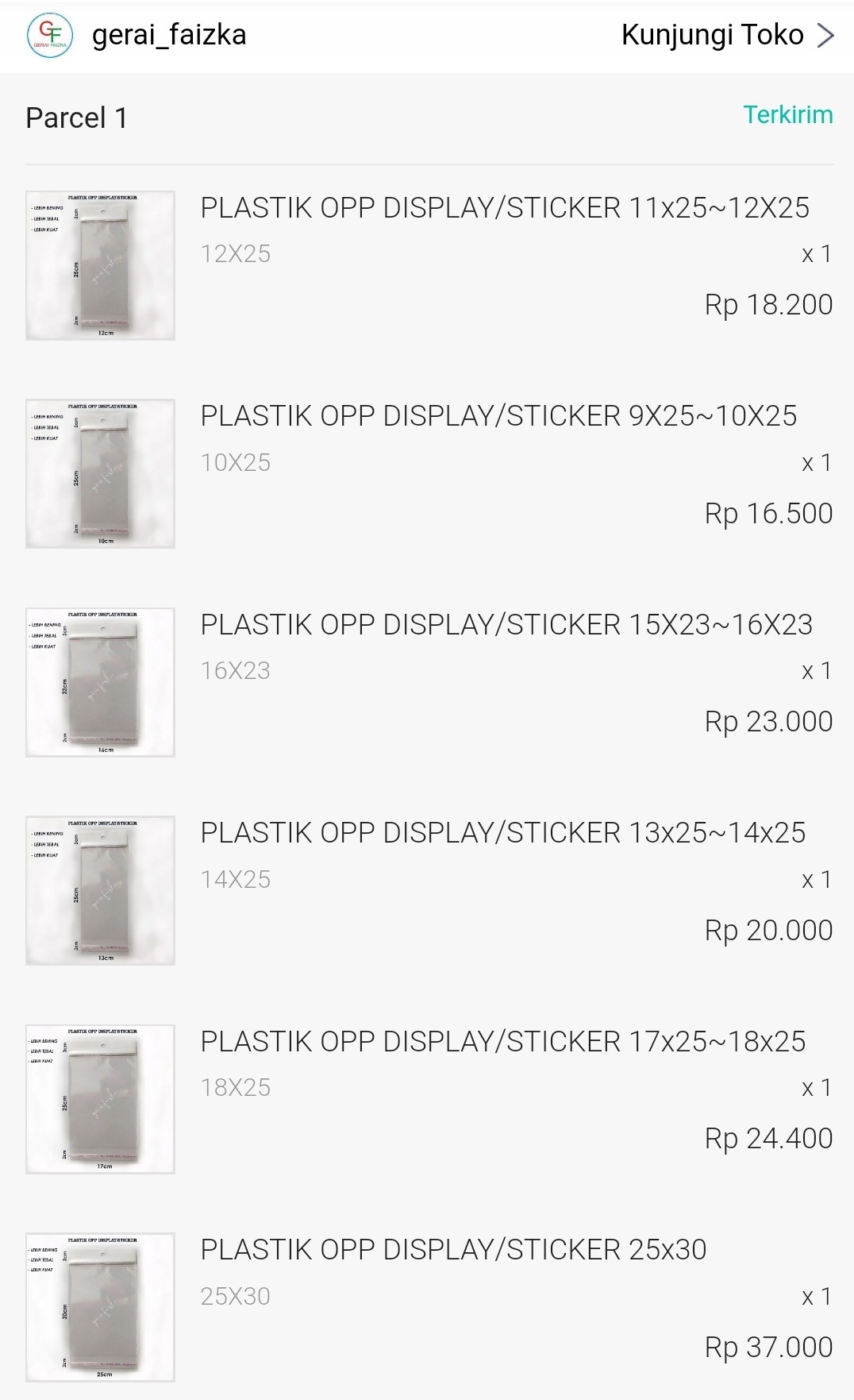Kantong Plastik Kresek/singlet Bening 30