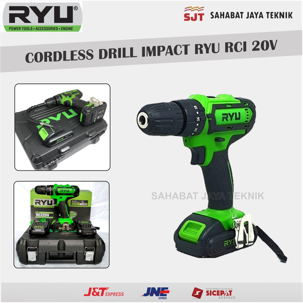 Jual Bor Baterai Ryu V Bor Ryu Mesin Bor Cordless Bor Batrei Cordless Impact Drill Bor Impact