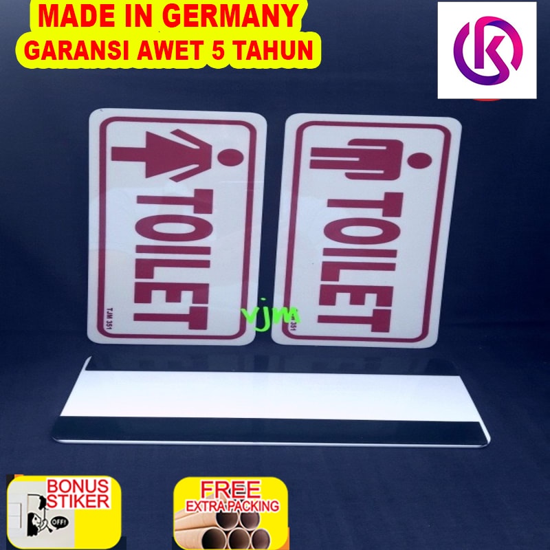 

Promo Plat Acrylic TOILET 20x95cm (merah)
