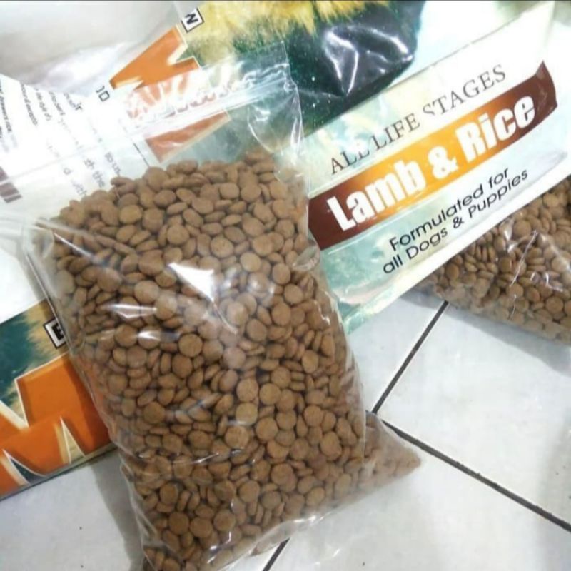 PROMO - maxi dog lamb &amp; rise 1000gr - makanan anjing all stage