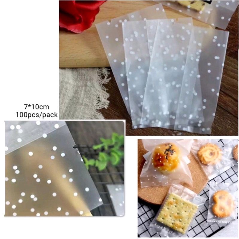 

Plastic Cookies Candy Kue kering isi +- 100pcs