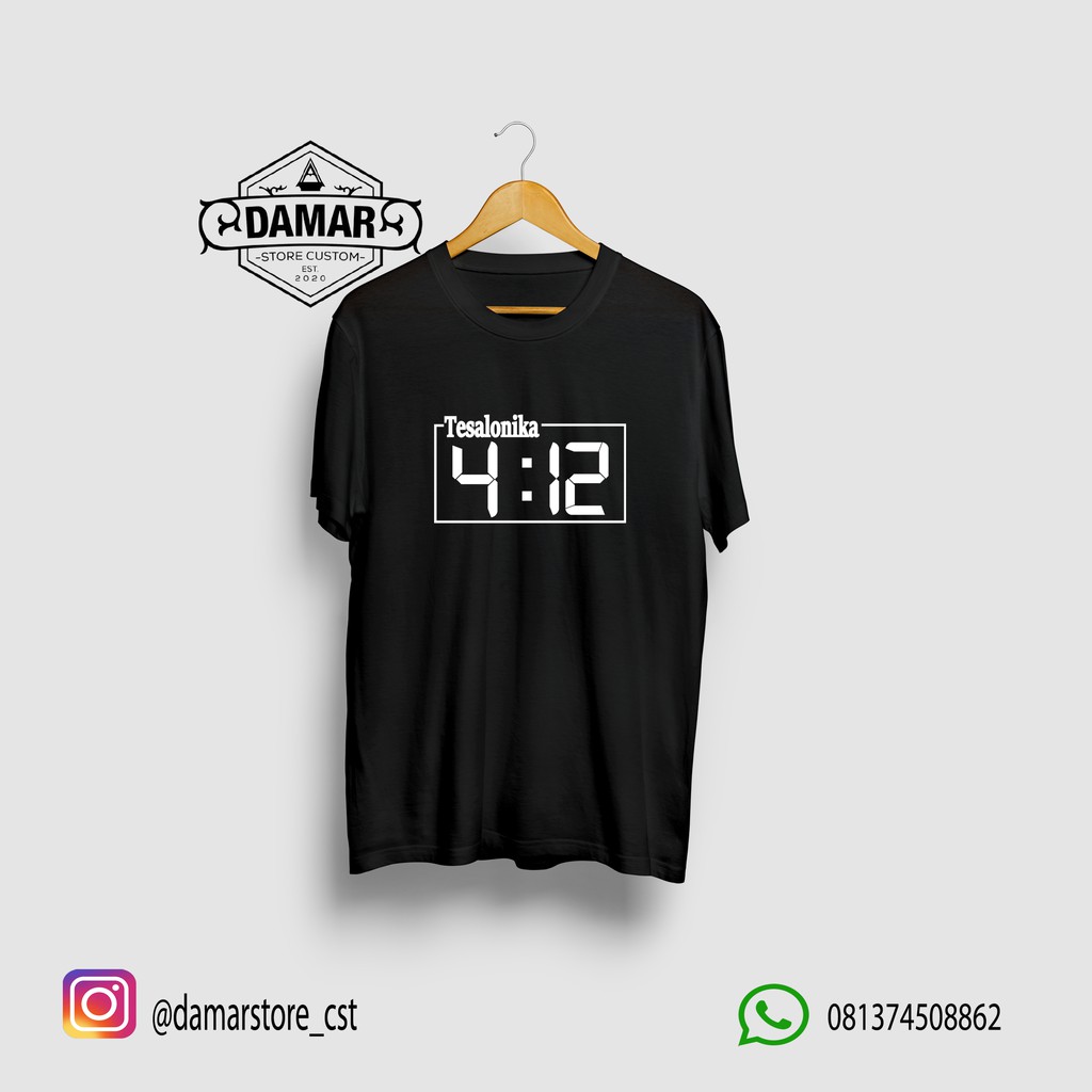 T-ShirtCustomDesain||AyatAlkitab||ROHANI