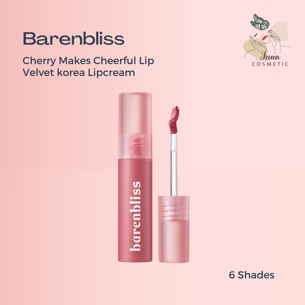 BNB barenbliss Cherry Makes Cheerful Lip Velvet korea Lipcream / BNB Liptint