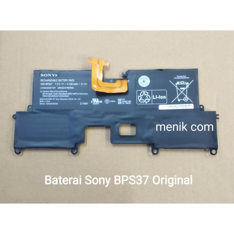 BATERAI SONY SVP11 SVP112A1CL VGP-BPS37 VGP-BPS37A ORIGINAL