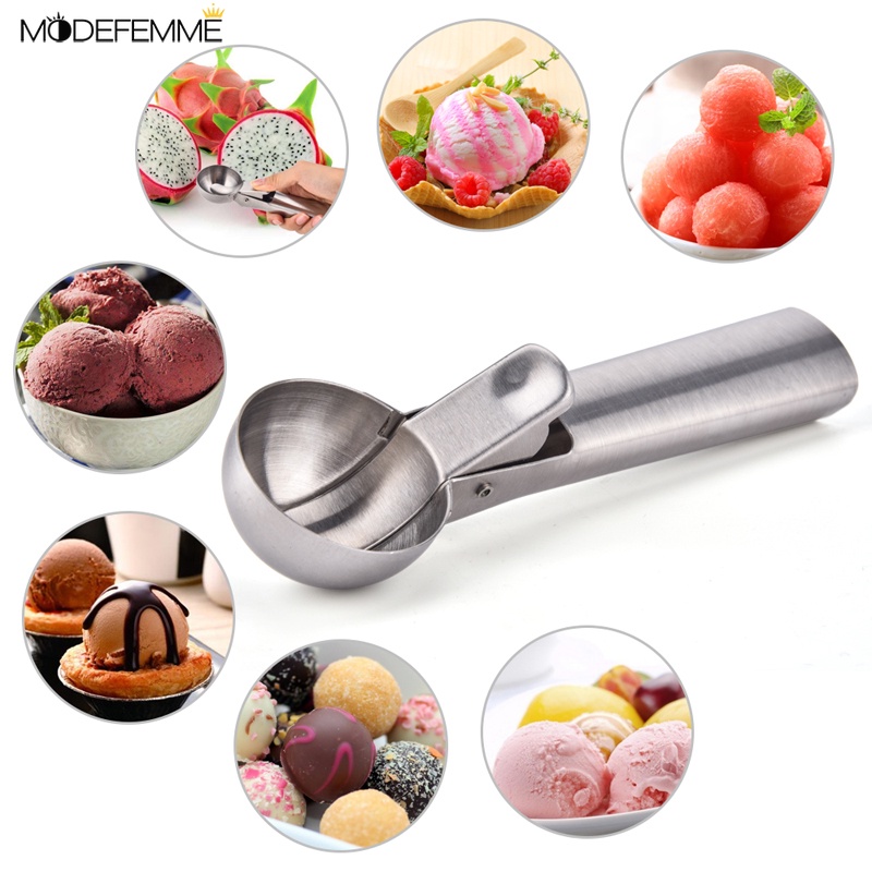 Sendok Es Krim / Yogurt Frozen Bahan Stainless Steel