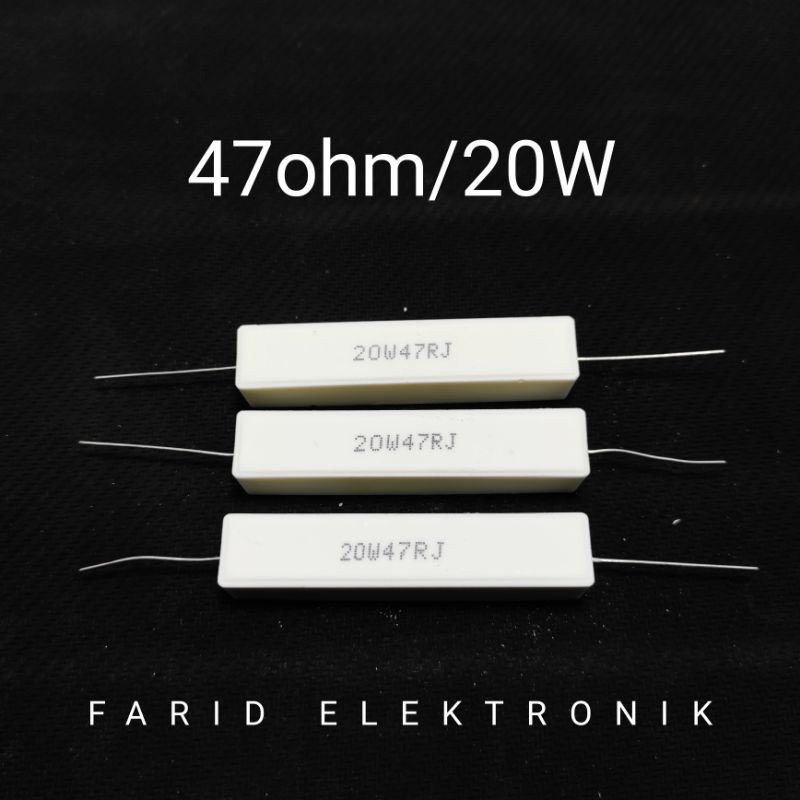 Resistor 47ohm 47 ohm 20w 20watt