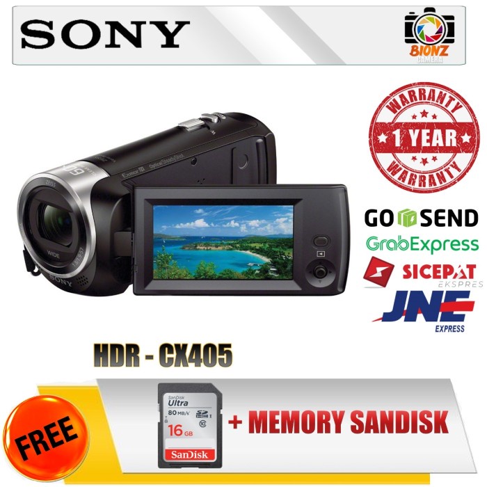 Handycam sony cx405