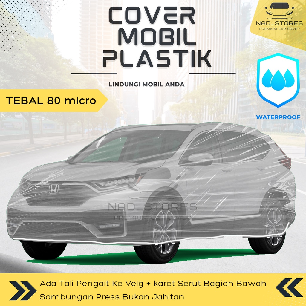 Sarung Mobil Crv Plastik Body COver Mobil Crv Transparan Bening