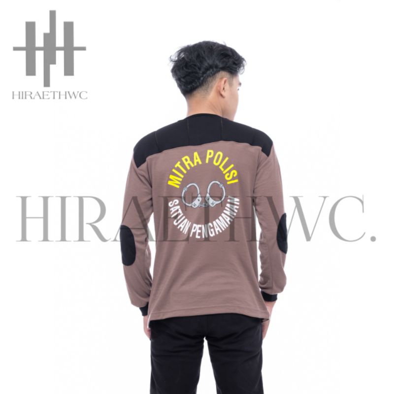 KAOS DECKER LENGAN PANJANG SECURITY/SATPAM MITRAPOLISI TERBARU [COD]