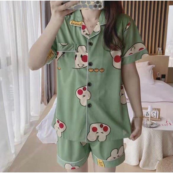 pakaian wanita / baju tidur / piyama /daster / hotpans dewasa kerah / baju tidur wanita dewasa import