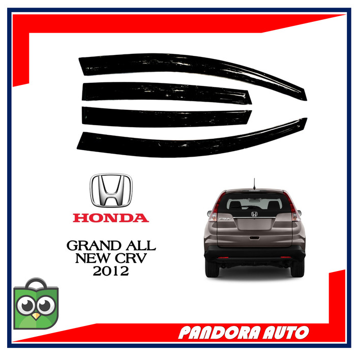 TALANG AIR MOBIL HONDA GRAND ALL NEW CRV 2012 MODEL SLIM AKRILIK HITAM