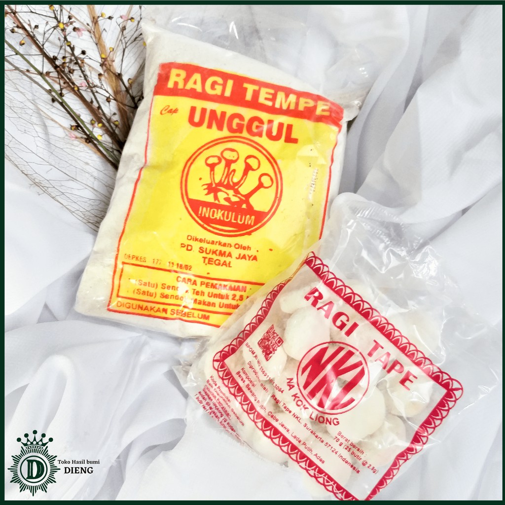 PAKET HEMAT RAGI TAPE NKL 70GR DAN RAGI TEMPE CAP UNGGUL 200GR