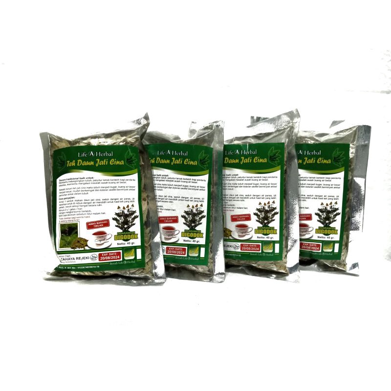

JATI CINA DAUN CURAH 40 GRAM - CEGAH KOLESTEROL. ANTIOKSIDAN. LANCAR BAB. HERBAL ALAMI
