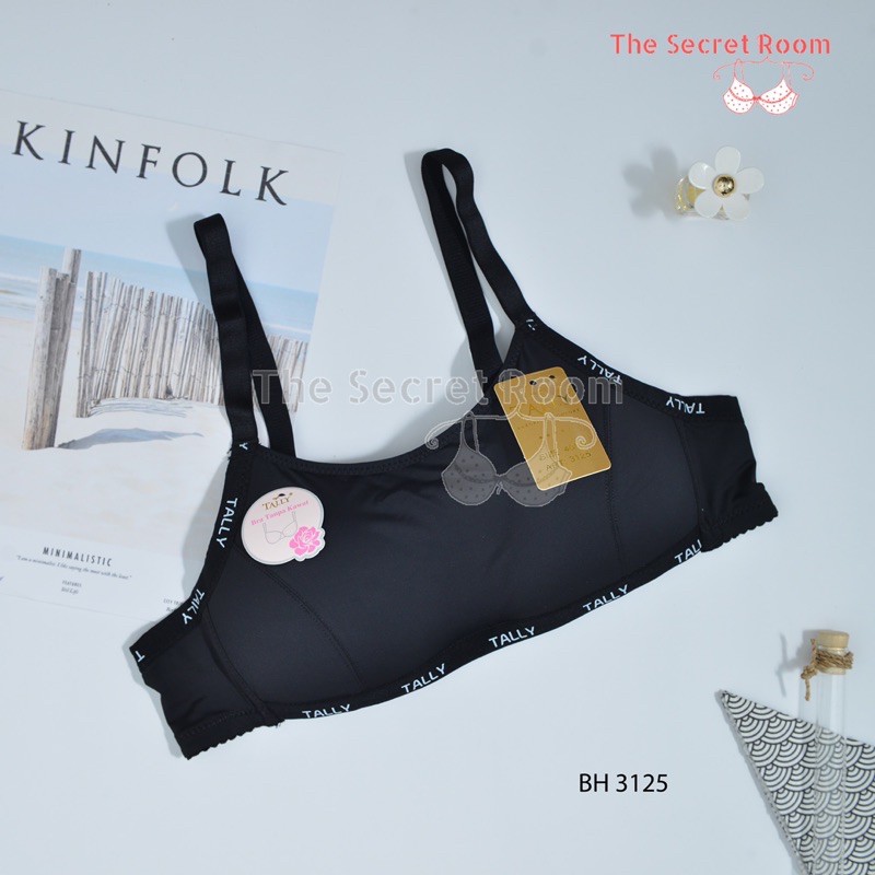 TALLY BRA BH KEMBEN 3125 I CUP B KECIL | TANPA KAWAT | KAIT 3 | BUSA TIPIS I SIZE 34-40 | BUSA CUP 3D