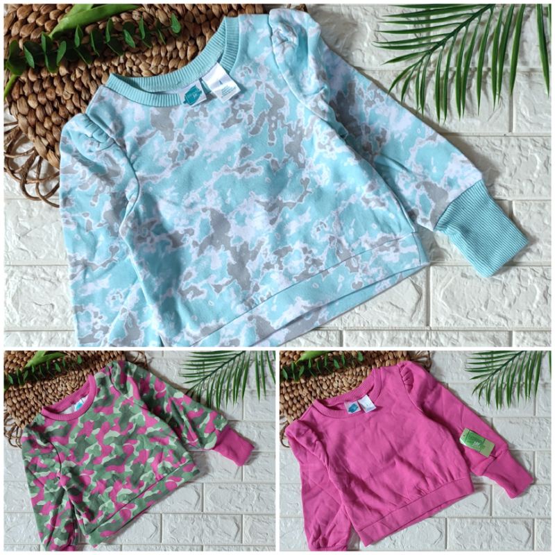 Atasan Sweater Motif Anak Perempuan 3-8 Tahun