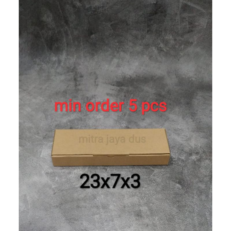 

kardus packing die cut 23x7x3. 1100perpcs
