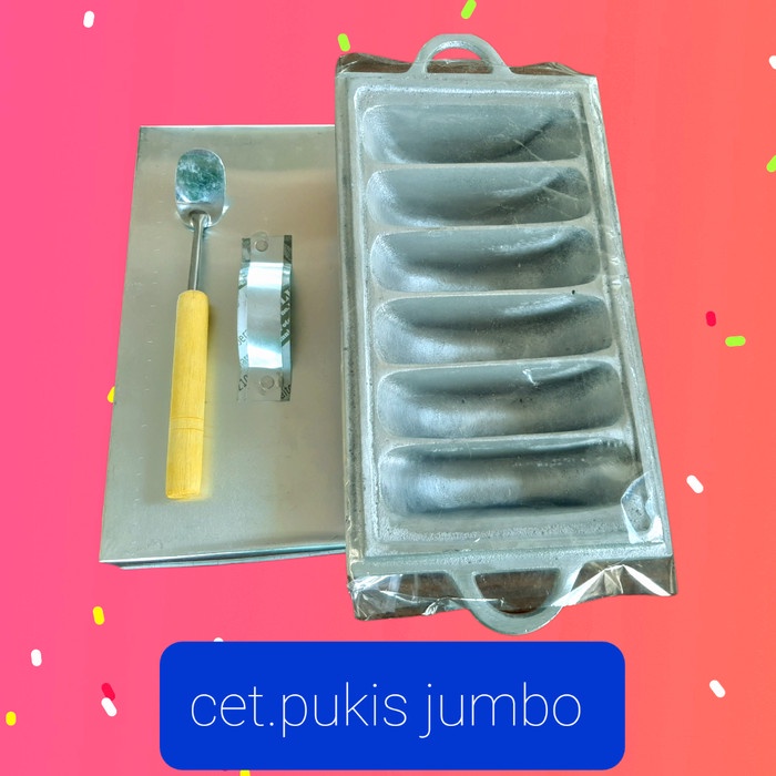 Cetakan Kue Pukis Jumbo isi 6 + Sutil Mini