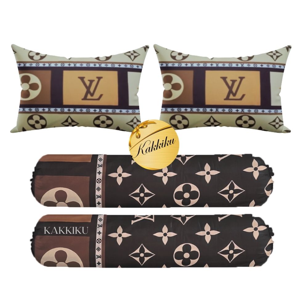 Paket Hemat Sarung Bantal Set isi 4 pcs motif dan karakter