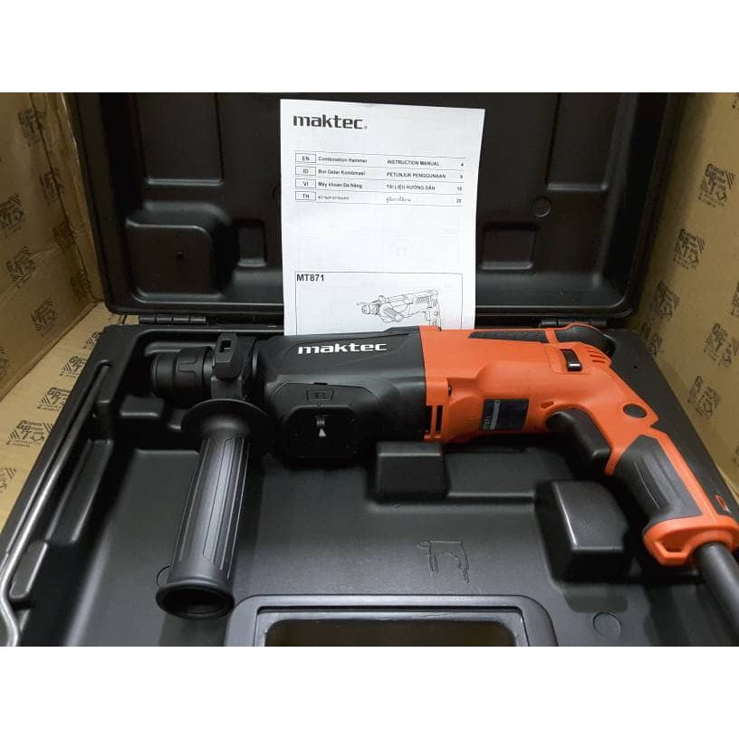 Mesin Bor Beton Rotary Demolition Hammer SDS Maktec MT871 MT 871