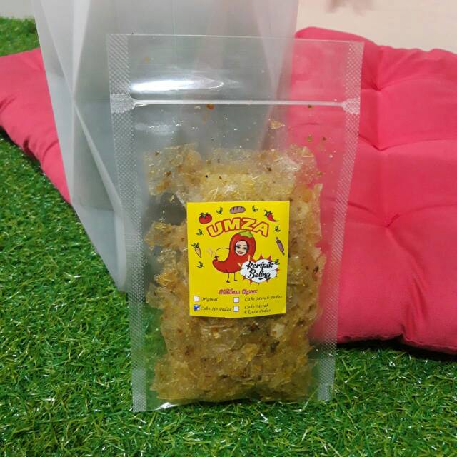 

Keripik Beling Umza Rasa Cabe Ijo