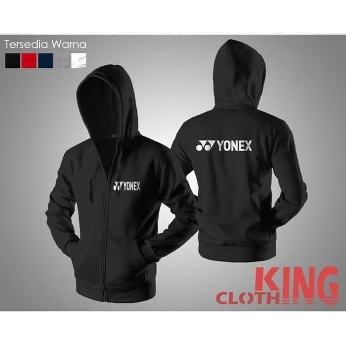 HOODIE YONEX ZIPPER JAKET SWEATER BULUTANGKIS BADMINTON