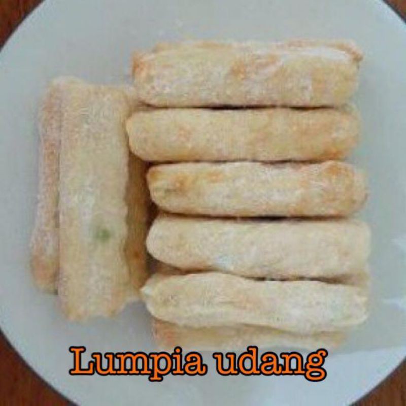 lumpia udang vegetarian 500 gram. tanpa bawang