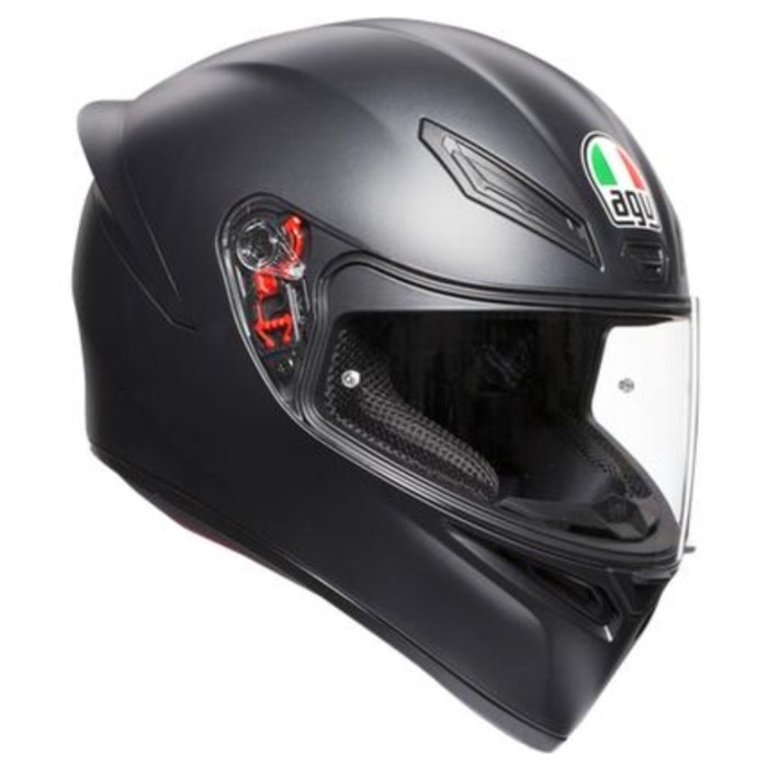 AGV K1 BLACK MATT HELM MOTOR FULL FACE ORIGINAL AGV