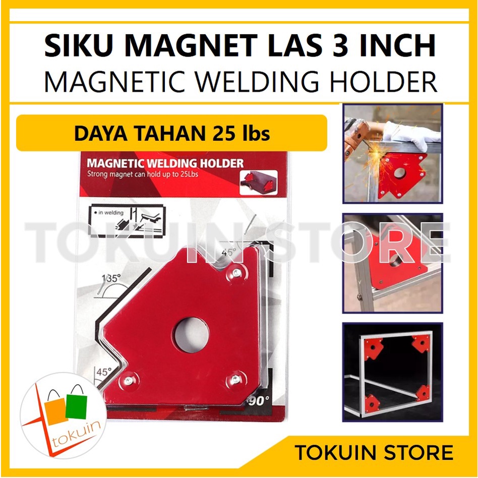 Siku Magnet Siku Las 3 inch 25 lbs Magnetic Welding Holder Las 25lbs