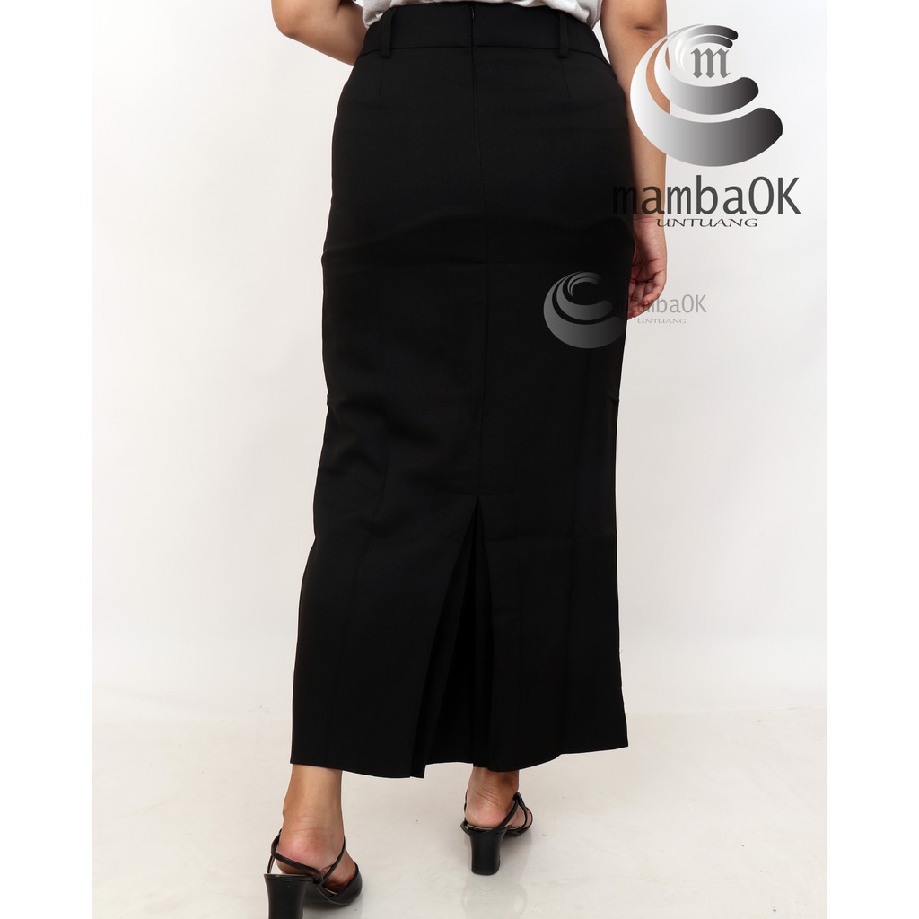 ROK KERJA WANITA JUMBO /ROK SPAN WANITA  FORMAL/ROK SPAN KERJA KANTORBIG SIZE 2L ,3L,4L,5L