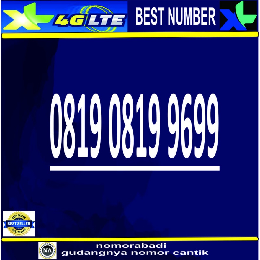 NOMOR CANTIK XL 4G 0819 0819 H600