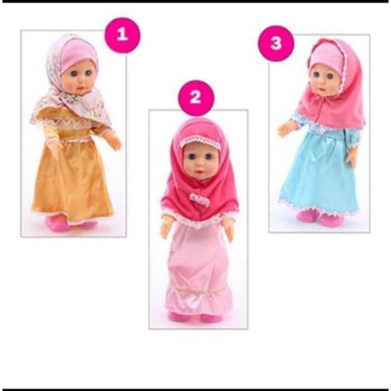 BONEKA ANISA HIJAB BARU BISA NYANYI DAN WALKING DOLL