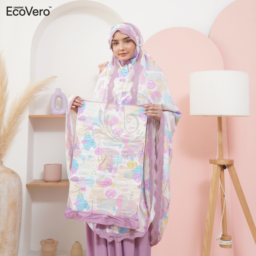 Mukena Dewasa 2in1 Premium Ecovero Gracia Set Sajadah