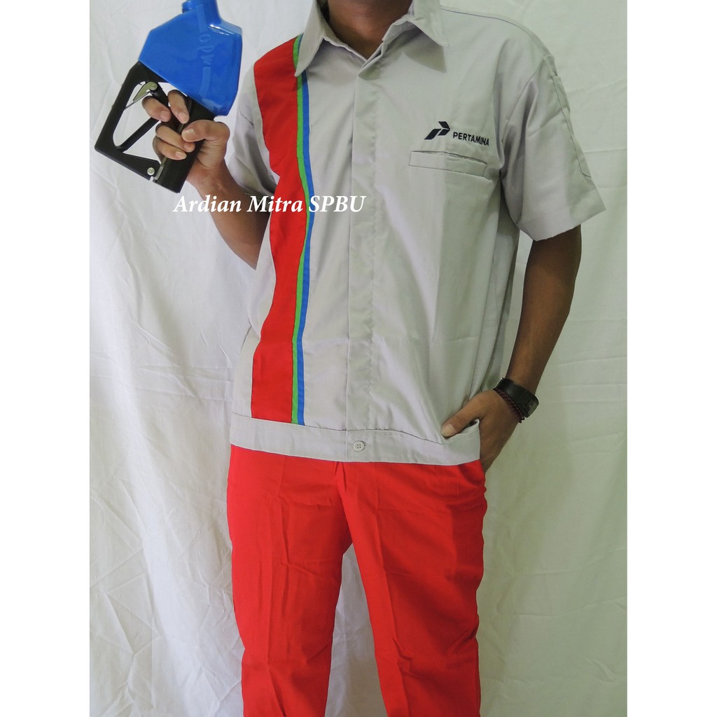 Seragam Operator SPBU Pasti Prima Ukuran XXL