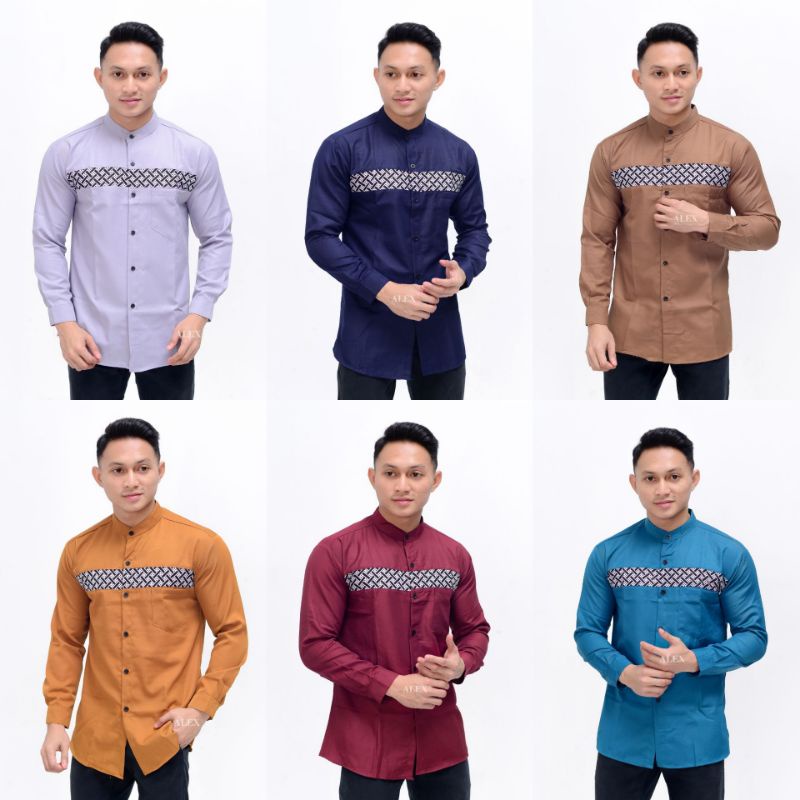 Baju Koko Kurta Pria Lengan Panjang Bahan Toyobo Terbaru Dan Terlaris