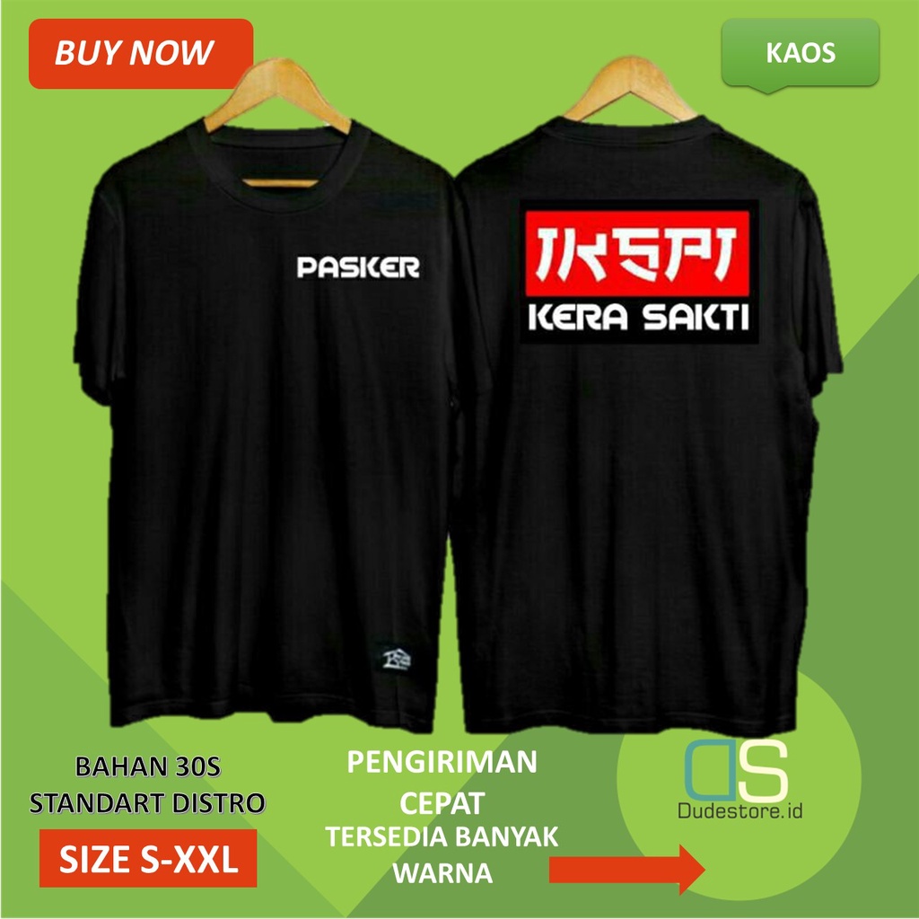 KAOS PASKER IKSPI KERA SAKTI KAOS PRIA DISTRO BAJU ATASAN COWOK BAHAN COTTON COMBED PREMIUM