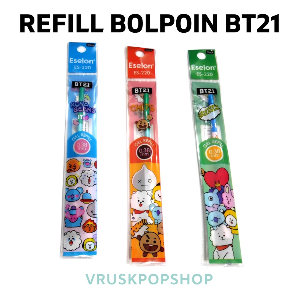 

REFILL ISI BOLPOINT BT21 BOLPEN BTS GEL ( 1 PCS )