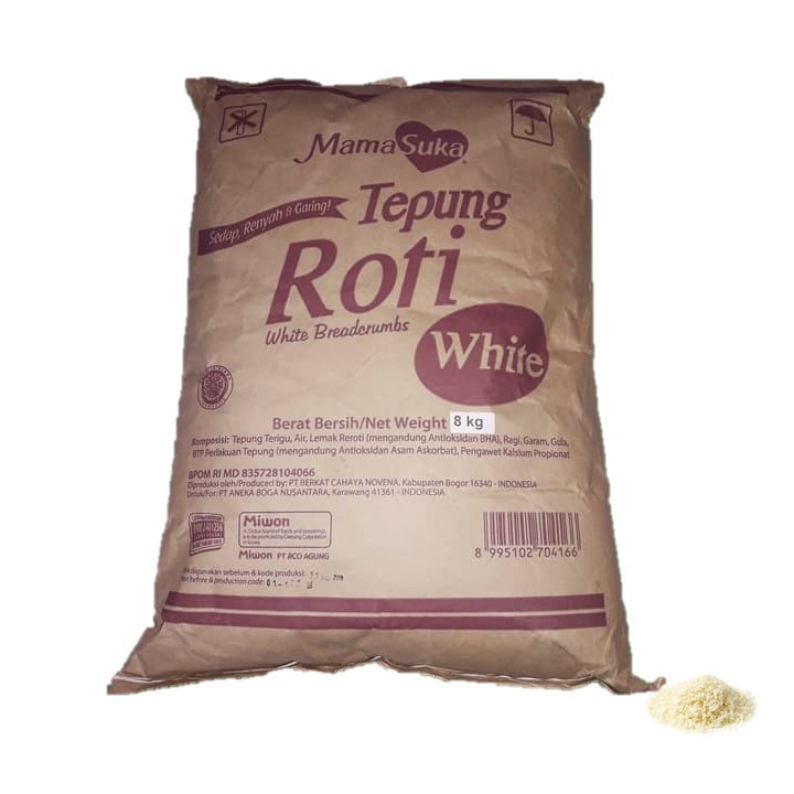 

Mamasuka - Tepung Roti - Bread Crumb - Tepung Panir - Mix / Putih 100G