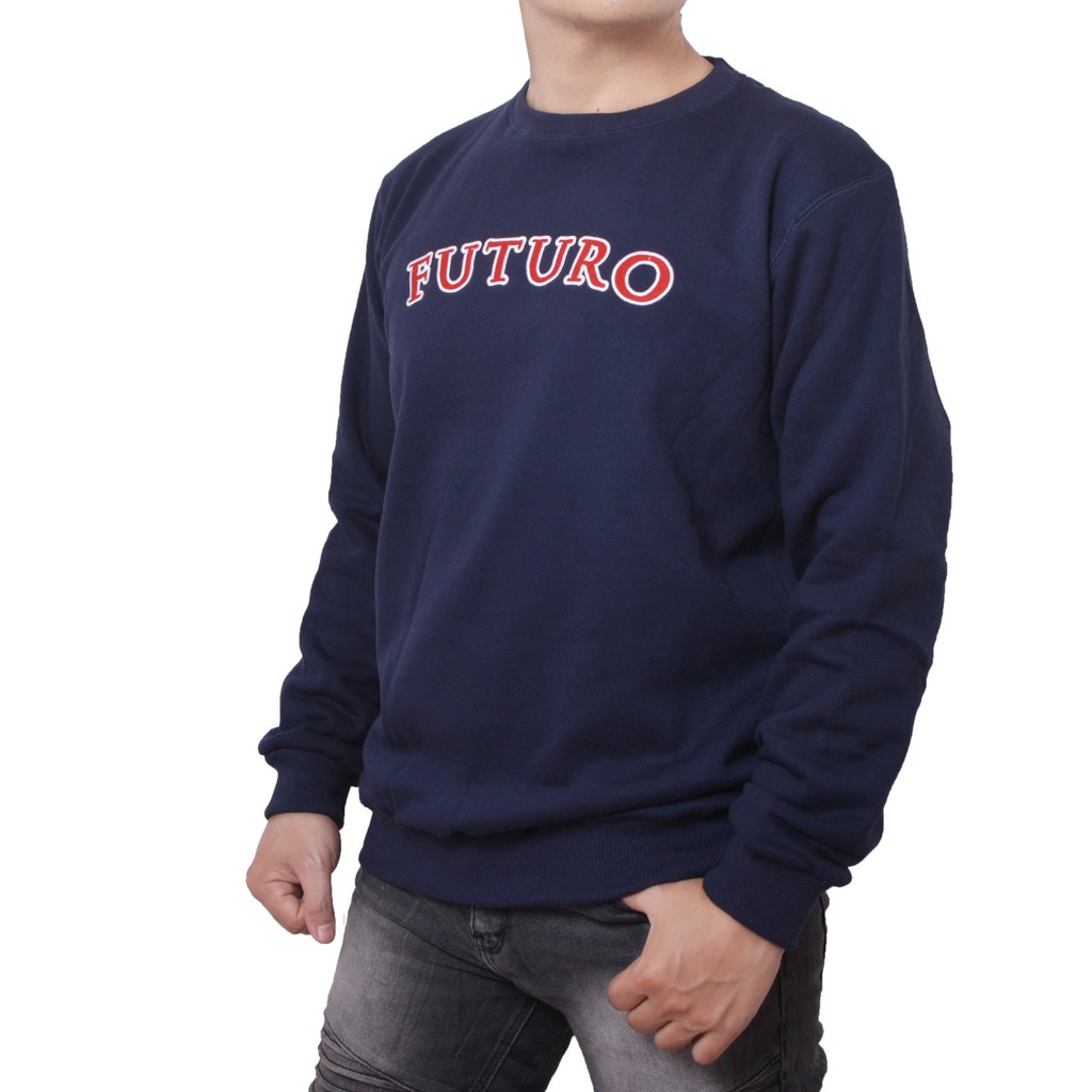 Sweater Crewneck Futuro Original Pria Wanita