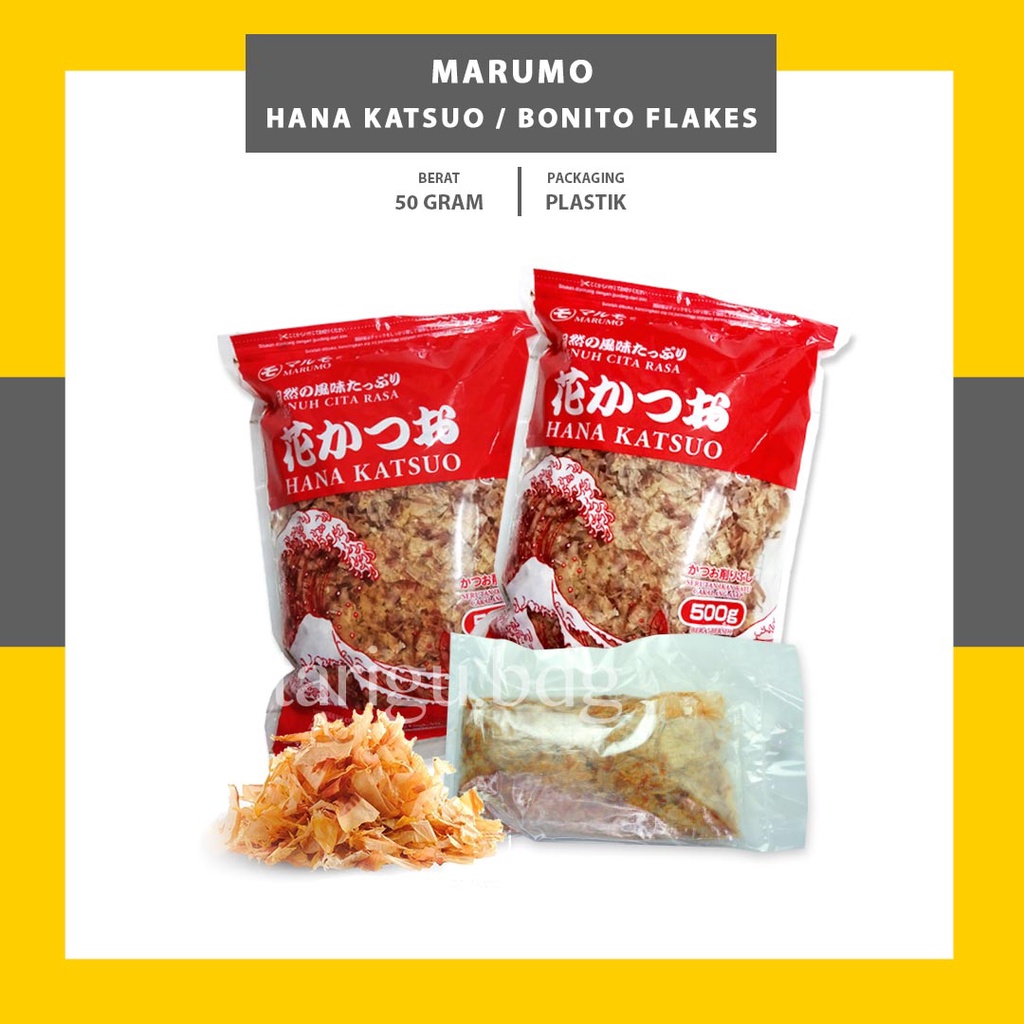 KATSUOBUSHI 50GR / TABURAN TAKOYAKI / IKAN CAKALANG ASAP / BONITO FLAKES / KALDU RAMEN SUP UDON SOUP