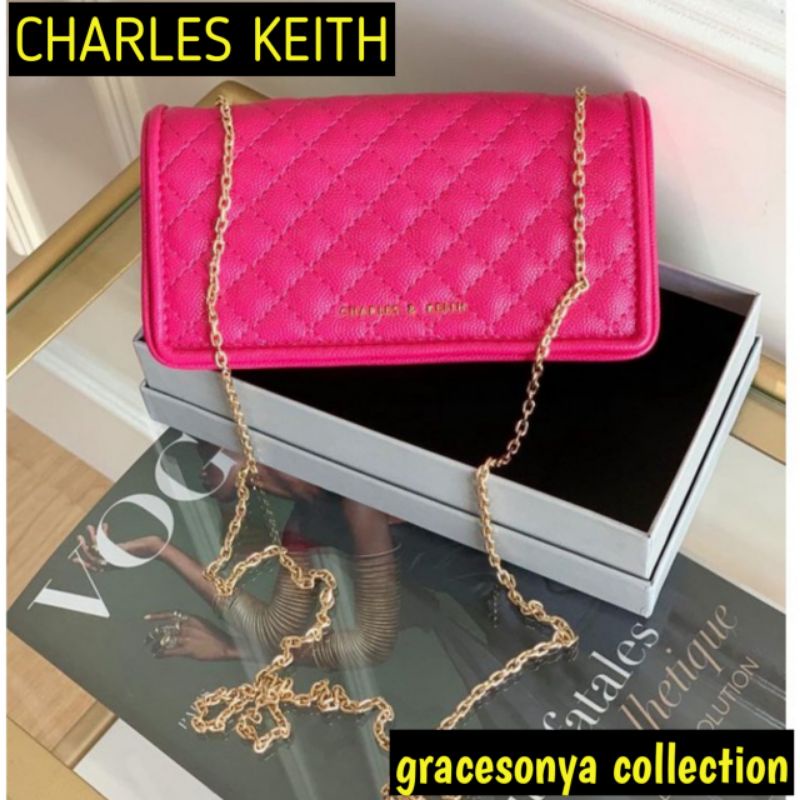 tas selempang tali rantai cnk1 branded import
