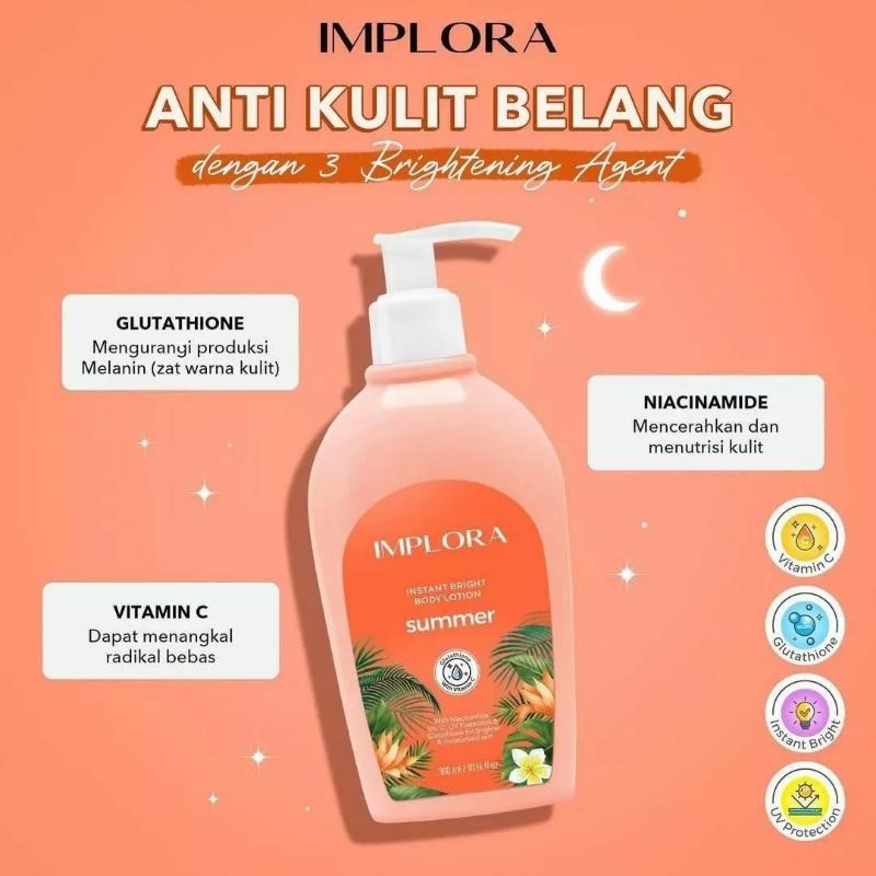 Implora Instant Bright Body Lotion