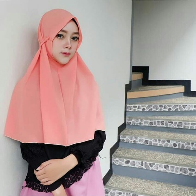 (DAPAT 5PCS) HIJAB BERGO CRINCKLE M/L/XL
