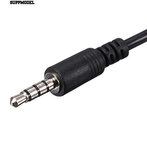 ⏲3.5mm Male Audio AUX-in-Jack untuk USB 2.0 Tipe A Perempuan OTG Converter Cable