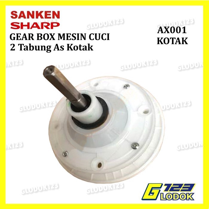 Gearbox Gerbox Mesin Cuci 2 Tabung Universal SHARP Gear Box AS Kotak