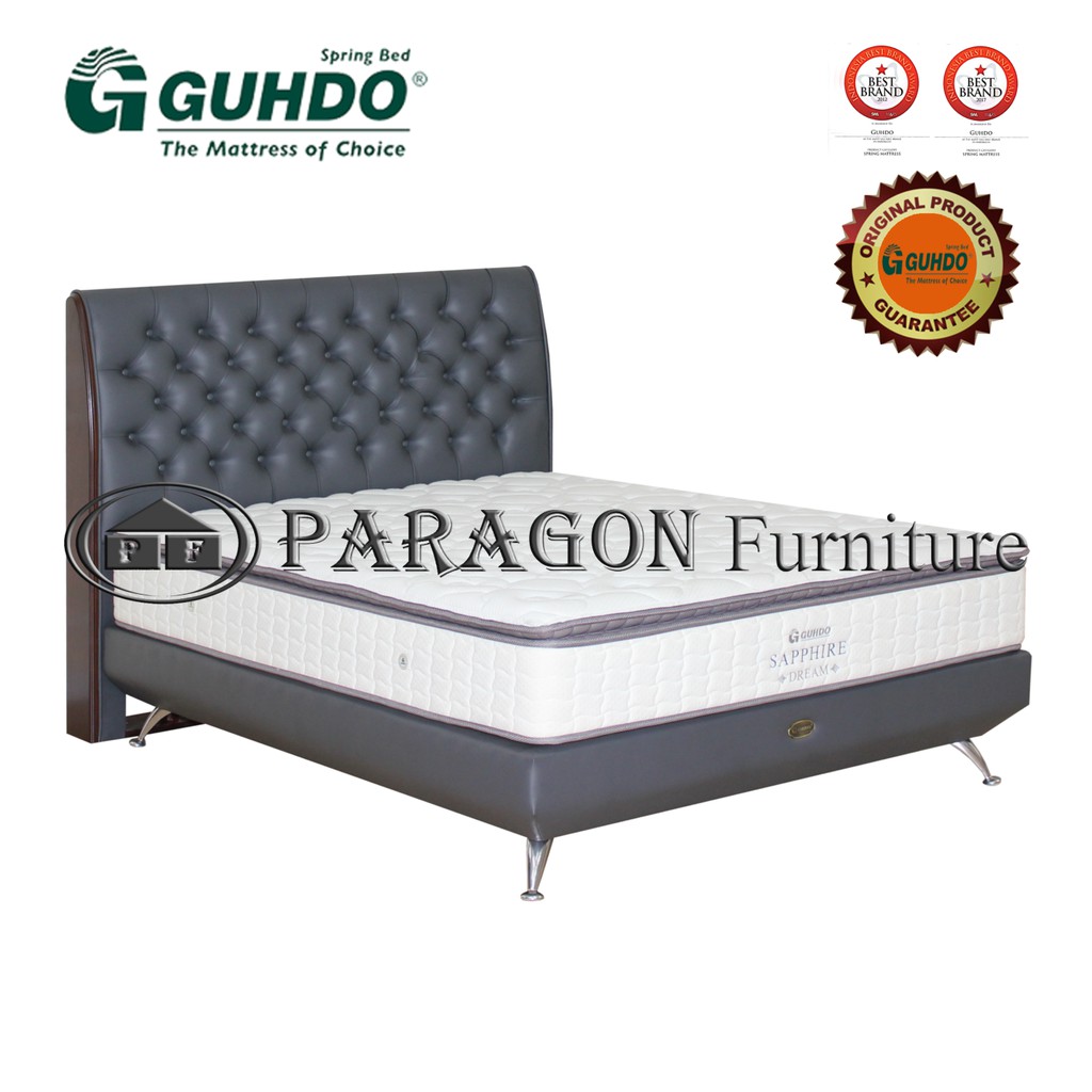 Spring bed Sapphire PT 160x200 Virginian style - Full set Guhdo