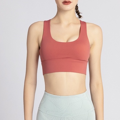 [OXY] Olahgara Wanita Sport Bra / Cross Back Yoga Tanktop 2010 (S/M/L)-1
