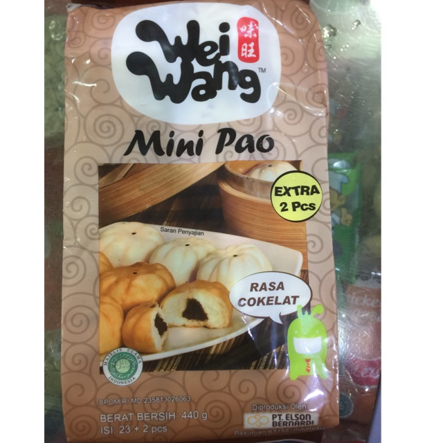 

Weiwang mini pao coklat