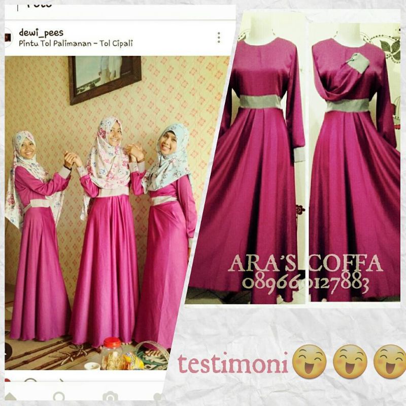 Jasa Jahit Gamis  by Ara's Coffa